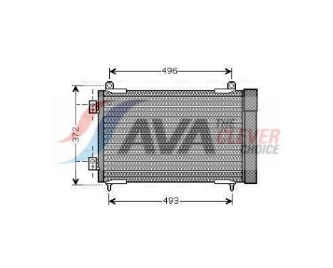 Condenseur, climatisation PEA5258D Ava Quality Cooling