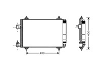 Condenseur, climatisation PEA5286D Ava Quality Cooling