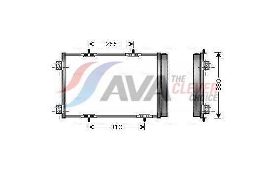 Condenseur, climatisation PEA5291D Ava Quality Cooling, Image 2