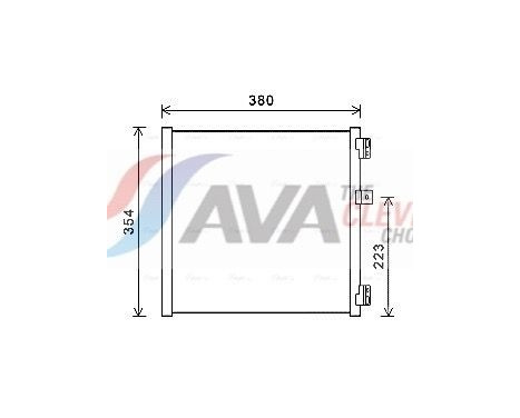 Condenseur, climatisation PR5089 Ava Quality Cooling