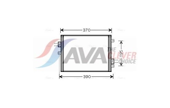 Condenseur, climatisation PRA5052 Ava Quality Cooling, Image 2