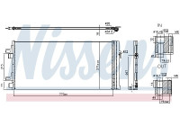 Condenseur, climatisation **PREMIER FIT** 940962 Nissens