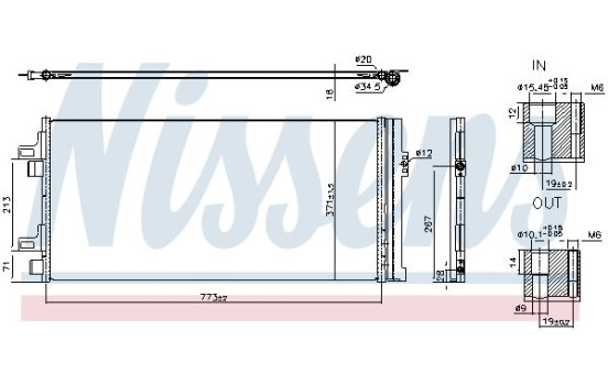Condenseur, climatisation **PREMIER FIT** 940962 Nissens