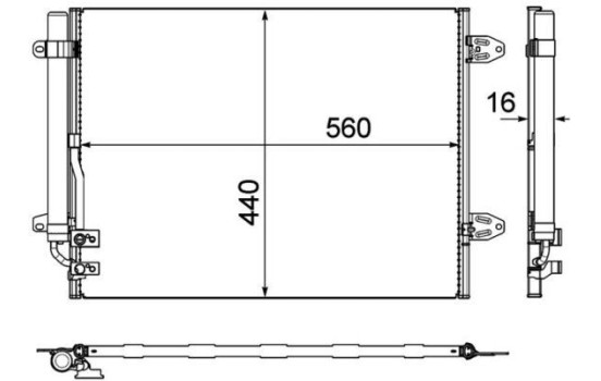 Condenseur, climatisation PREMIUM LINE, Image 2