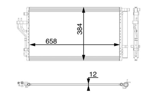 Condenseur, climatisation PREMIUM LINE, Image 2