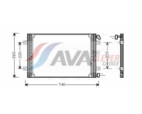 Condenseur, climatisation RTA5234 Ava Quality Cooling