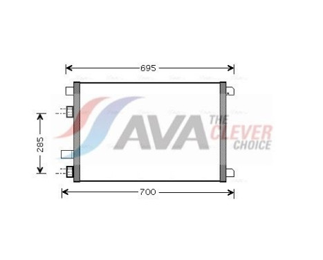 Condenseur, climatisation RTA5305 Ava Quality Cooling