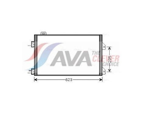 Condenseur, climatisation RTA5347 Ava Quality Cooling