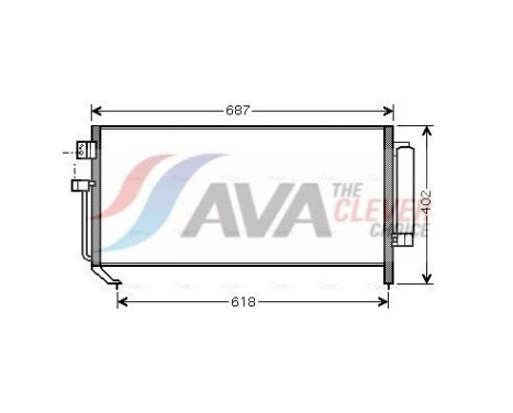 Condenseur, climatisation SU5060D Ava Quality Cooling