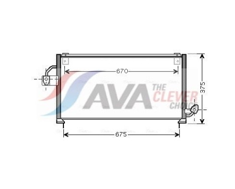 Condenseur, climatisation SU5063 Ava Quality Cooling