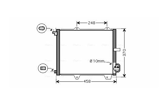 Condenseur, climatisation SZ5088 Ava Quality Cooling