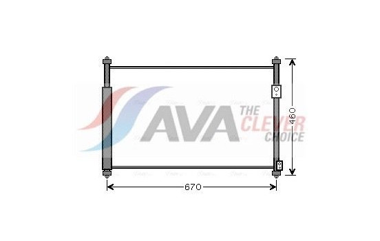 Condenseur, climatisation SZ5108D Ava Quality Cooling, Image 2