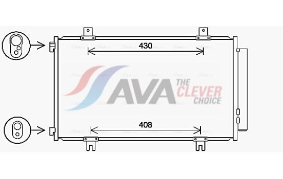 Condenseur, climatisation SZ5151D Ava Quality Cooling, Image 2