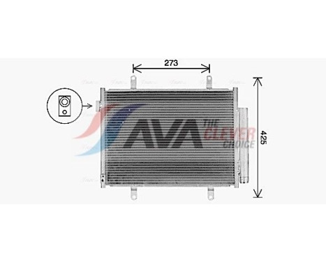 Condenseur, climatisation SZ5155D Ava Quality Cooling