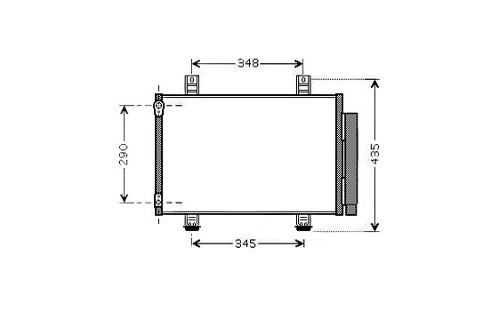 Condenseur, climatisation SZA5087D Ava Quality Cooling