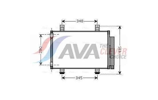 Condenseur, climatisation SZA5087D Ava Quality Cooling, Image 2