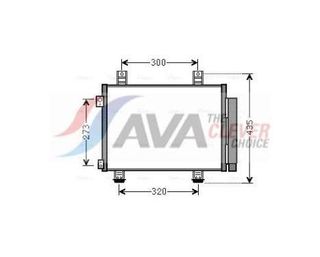 Condenseur, climatisation SZA5117D Ava Quality Cooling