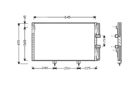 Condenseur, climatisation TO5226 Ava Quality Cooling