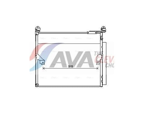 Condenseur, climatisation TO5655D Ava Quality Cooling