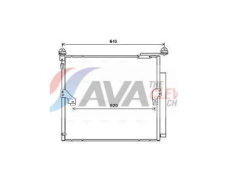 Condenseur, climatisation TO5677D Ava Quality Cooling