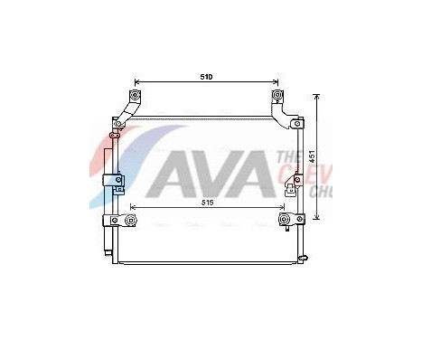 Condenseur, climatisation TO5697D Ava Quality Cooling