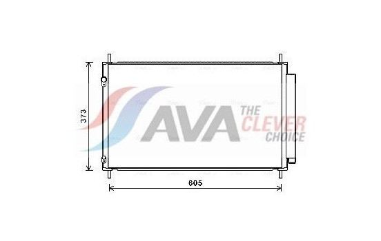 Condenseur, climatisation TO5708D Ava Quality Cooling, Image 2