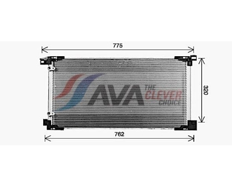 Condenseur, climatisation TO5784 Ava Quality Cooling