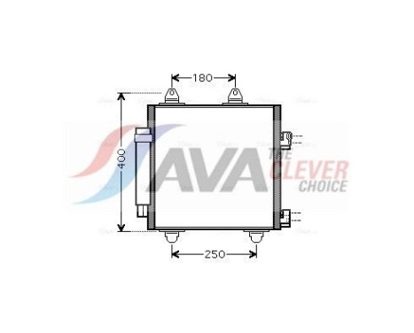 Condenseur, climatisation TOA5414D Ava Quality Cooling