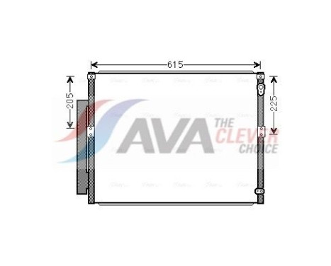 Condenseur, climatisation TOA5564D Ava Quality Cooling