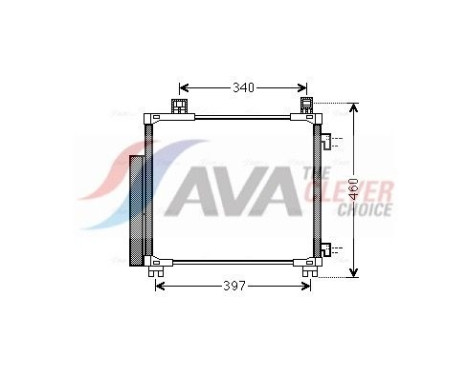 Condenseur, climatisation TOA5578D Ava Quality Cooling