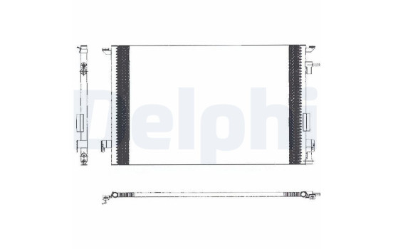 Condenseur, climatisation TSP0225463 Delphi, Image 2