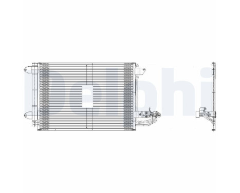 Condenseur, climatisation TSP0225482 Delphi, Image 2
