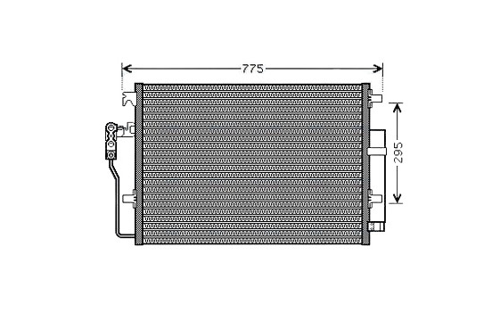Condenseur, climatisation VNA5277D Ava Quality Cooling