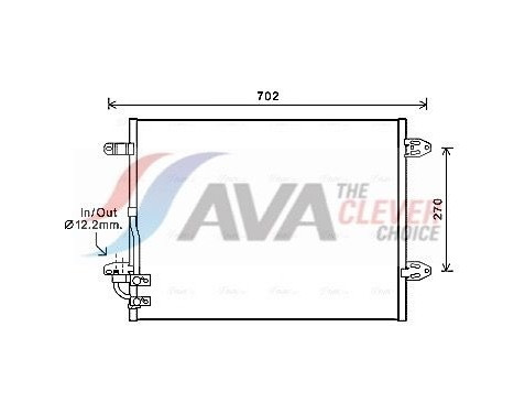 Condenseur, climatisation VNA5323 Ava Quality Cooling