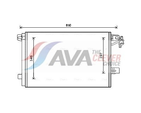 Condenseur, climatisation VNA5328D Ava Quality Cooling