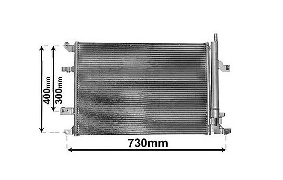 Condenseur, climatisation VO5138D Ava Quality Cooling