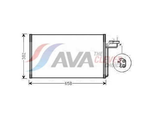 Condenseur, climatisation VOA5150 Ava Quality Cooling