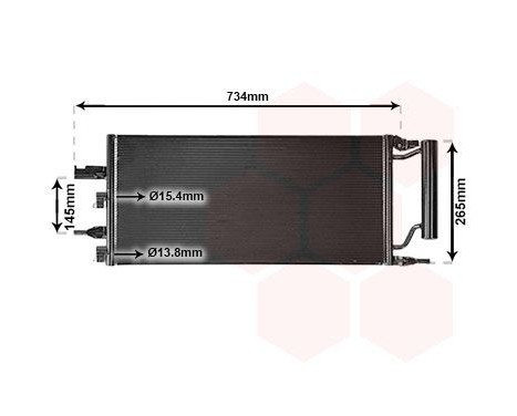Condenseur, climatiseur 06005607 International Radiators