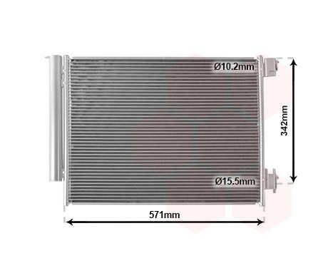 Condenseur, climatiseur 15005700 International Radiators