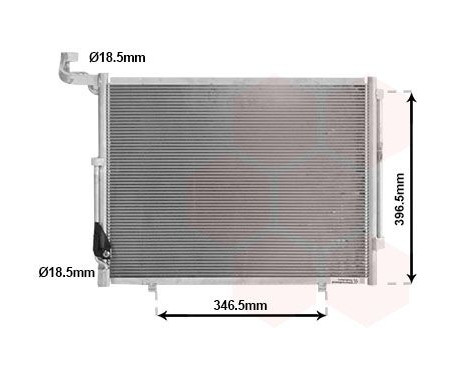 Condenseur, climatiseur 18015722 International Radiators