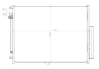 Condenseur, climatiseur 350459 NRF