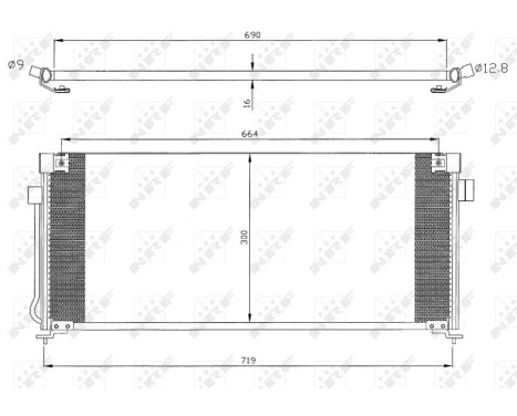 Condenseur, climatiseur 35324 NRF