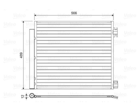 Condenseur, climatiseur 822559 Valeo