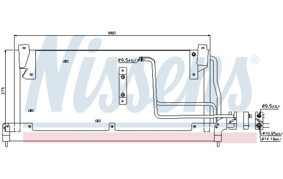 Condenseur, climatiseur 94228 Nissens, Image 9