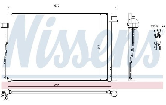 Condenseur, climatiseur 94679 Nissens