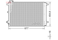 Condenseur, climatiseur DCN02046 Denso