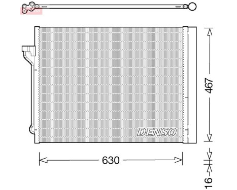 Condenseur, climatiseur DCN05029 Denso