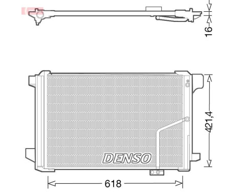 Condenseur, climatiseur DCN17035 Denso