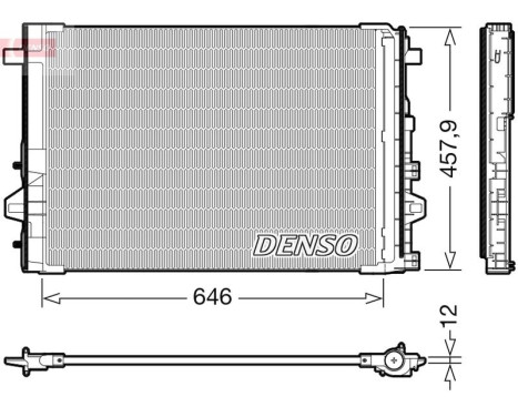Condenseur, climatiseur DCN17059 Denso