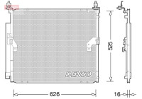 Condenseur, climatiseur DCN50034 Denso